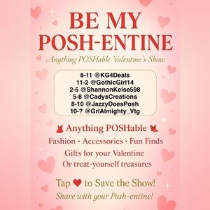 Cadyscreations is LIVE with Anything POSHable!